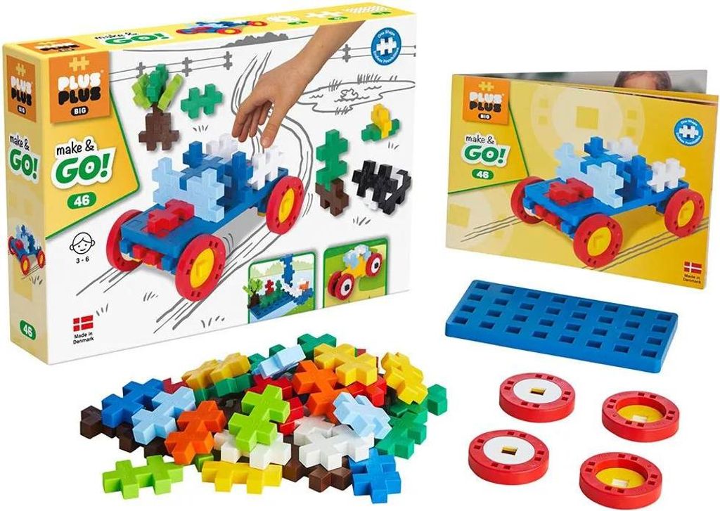 Plus Plus,46 kreatywnych klocków konstrukcyjnych BIG GO! Zdjęcie produktu 