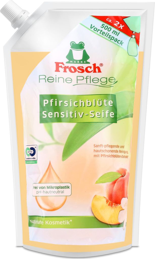 Ricarica Frosch Pure Care Sensitive Soap Peach Blossom Immagine del prodotto 