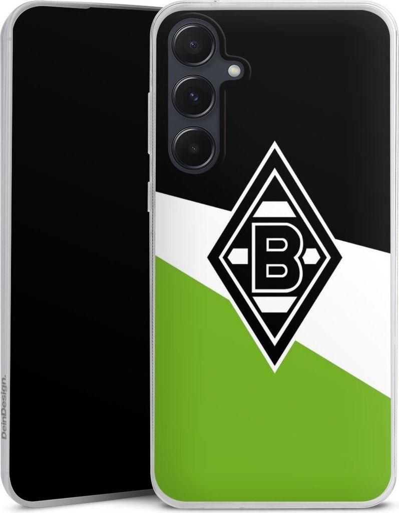 DeinDesign Slim Hülle für Samsung Galaxy A55 5G Silikon Case Ultra Dünn Handyhülle Borussia Mönchengladbach Gladbach Offizielles Lizenzprodukt