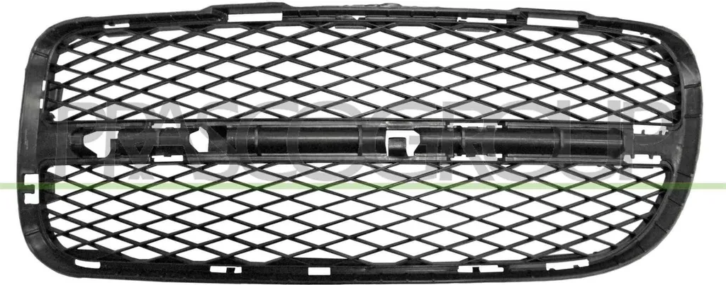 Grille de pare-choc avant gauche pour Touareg 7L - Finition Noire PRASCO