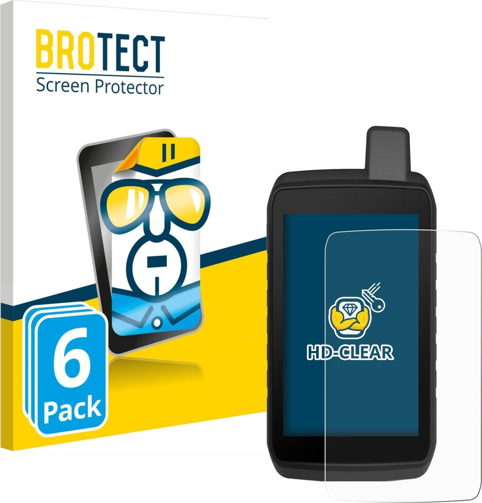 6x Für Garmin Montana 710 Schutzfolie BROTECT Displayschutz Display Schutz Folie Klar Transparent