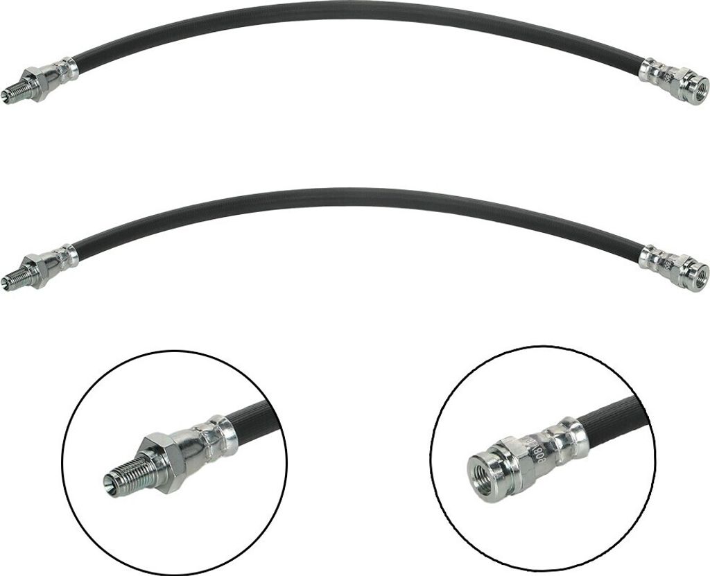 RIDEX 83B0877 Bremsschlauch Vorne für RENAULT 4 (112) 5 (122) 4 Kasten (R21, R23) 6 Schrägheck 5 Kasten (238) Rodeo 6 (ACL)