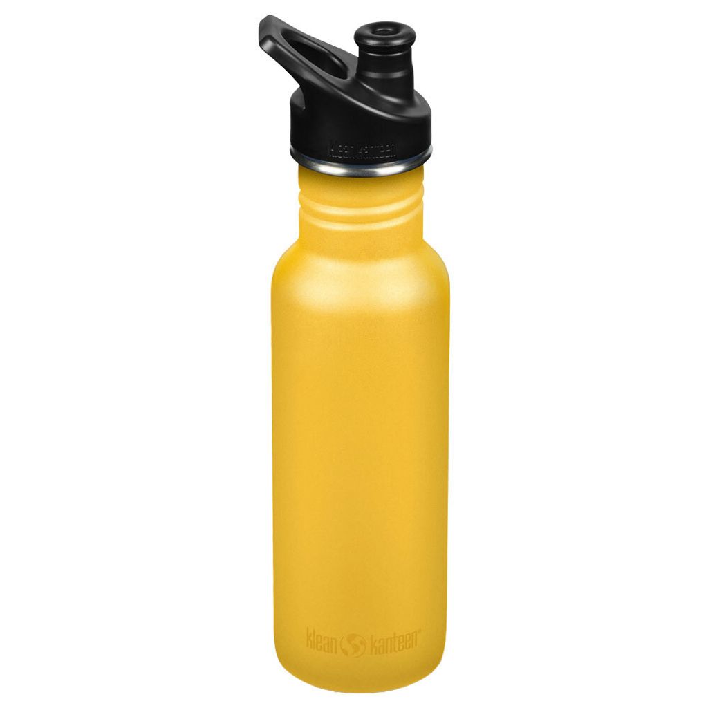 Klean Kanteen Edelstahl Trinkflasche Classic 532ml Sport Cap old gold