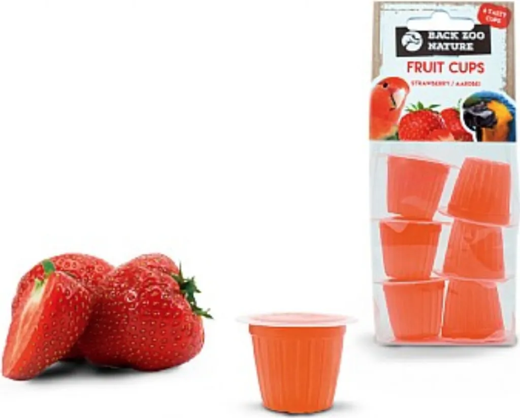 Gelatine alla Fragola per Pappagalli | Confezione 6 Pezzi Multigusto