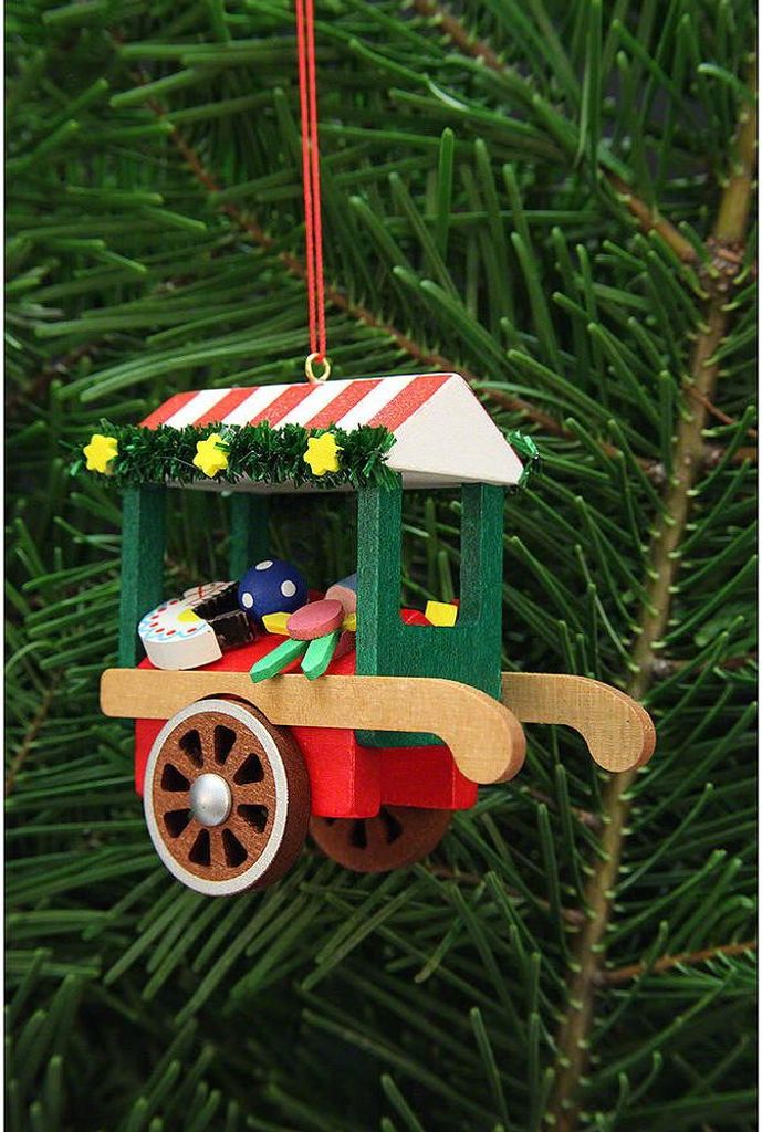 Christbaumschmuck Marktwagen mit Spielzeug (7,1cm) von Christian Ulbricht