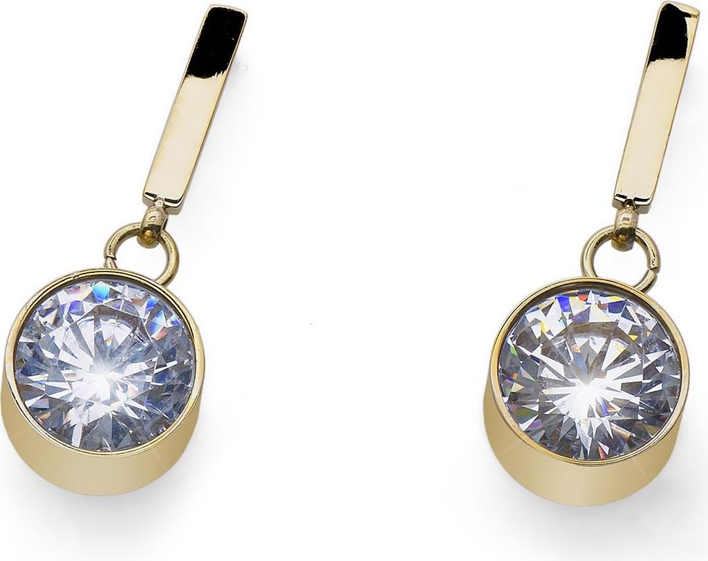Horae Magic Blossom 23046G bezaubernde Ohrringe mit vergoldeten Zirkonia