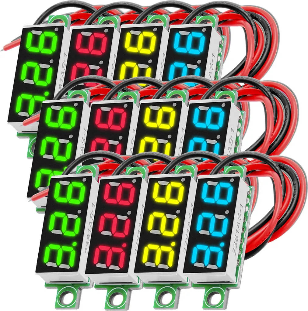 Voltmètre Numérique pour Arduino et Prototypage 2,5V-30V Module de Mesure