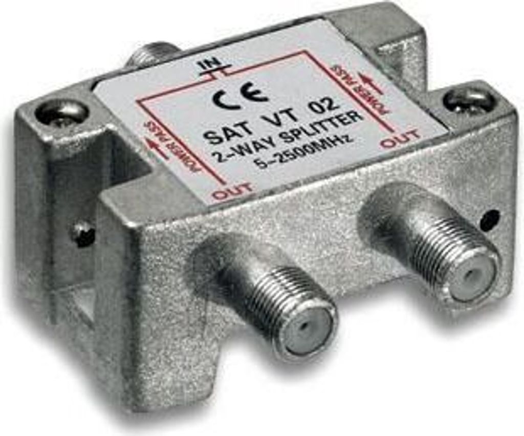 Sat-Verteiler 2-fach5-2450 MHz - digital-taugl Produktbild 17