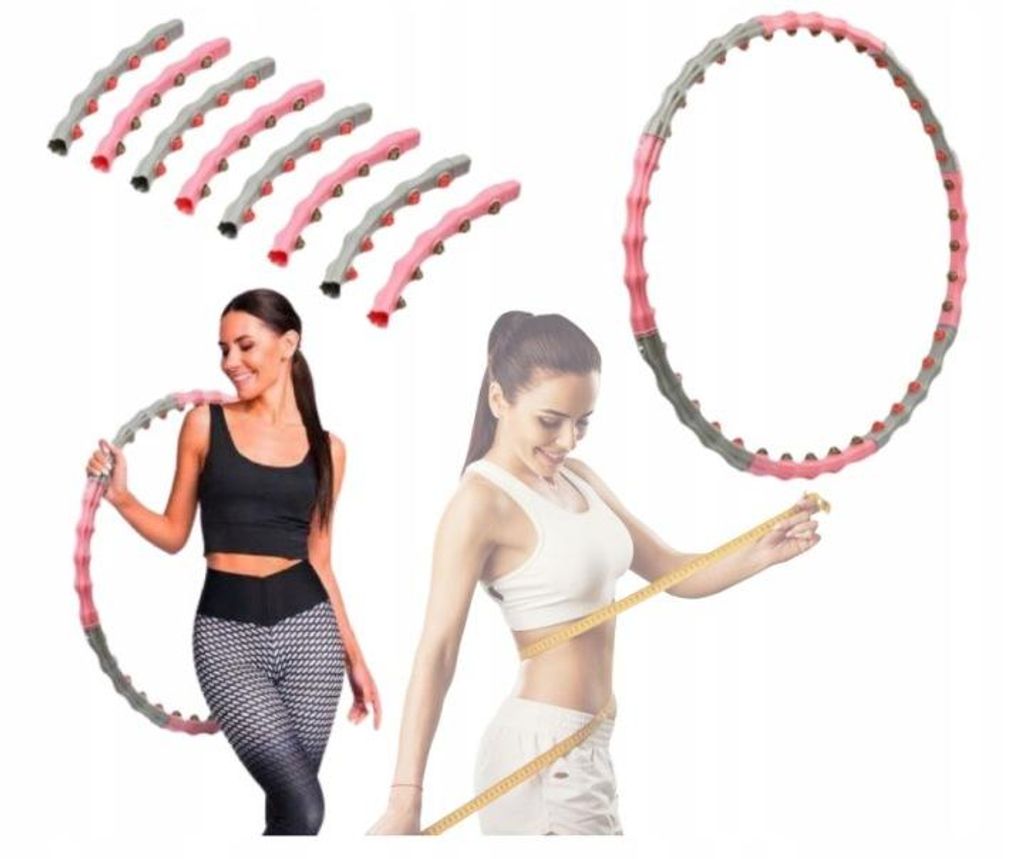 Obręcz hula-hoop wypustkami masującymi, do ćwiczeń, Zdjęcie produktu 