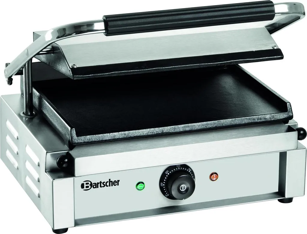 Grill Panini plaques lisses Bartscher - Haute température 300 degrés