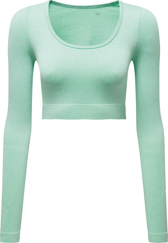 TriDri - Kurzes Top Nahtlos für Damen RW8386 (M) (Minzgrün)