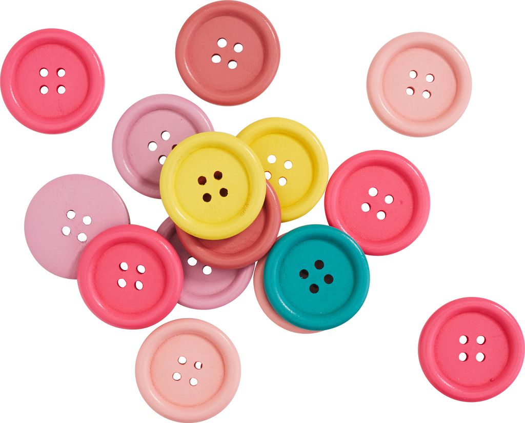 VBS Holzknöpfe Pastellmix ⌀2cm oder 2,5cm Produktbild 