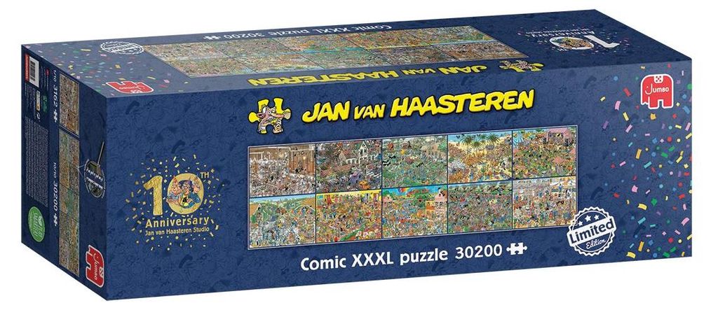 Jumbo - Puzzle Jan van Haasteren: 10 Years JvH XXXL - 30200 Produktbild 