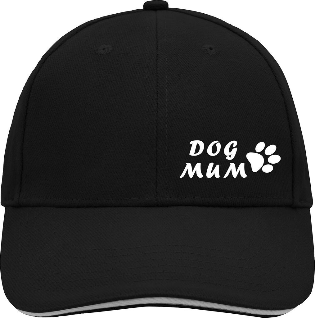 Huuraa Cappy Mütze Dog Mum Tapse Black/Light Grey Baumwolle Produktbild 