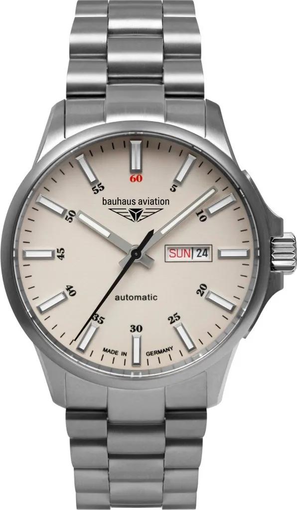 Montre Bauhaus 2866M-5 Automatique Titane : Légèreté et Style Pilotage