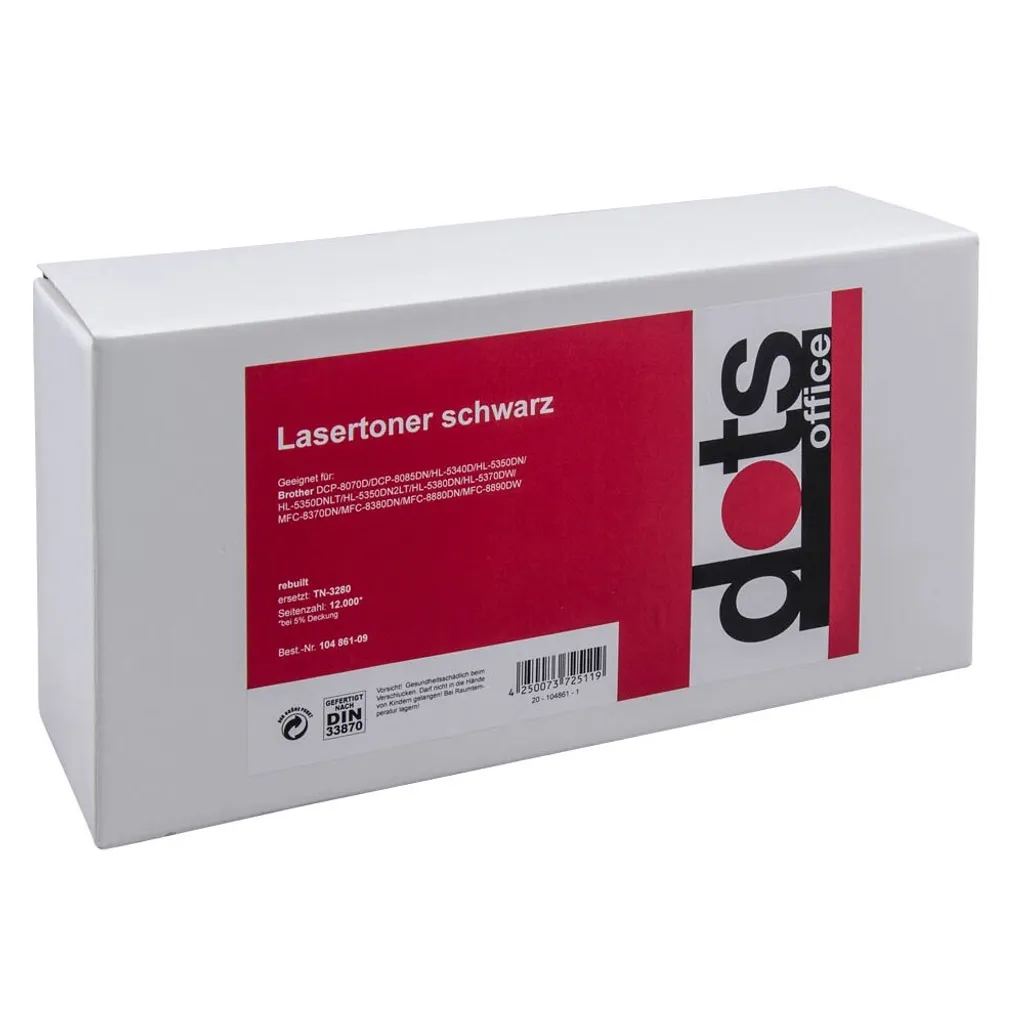 Toner dots 1255 haute capacité 5000 tirages pour blocs TN-3230 - 2