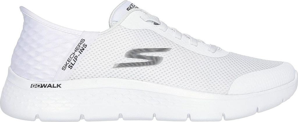 Skechers Go Walk Flex Hands Up Slip-On Weiß WHT Größe EU 44 Produktbild 