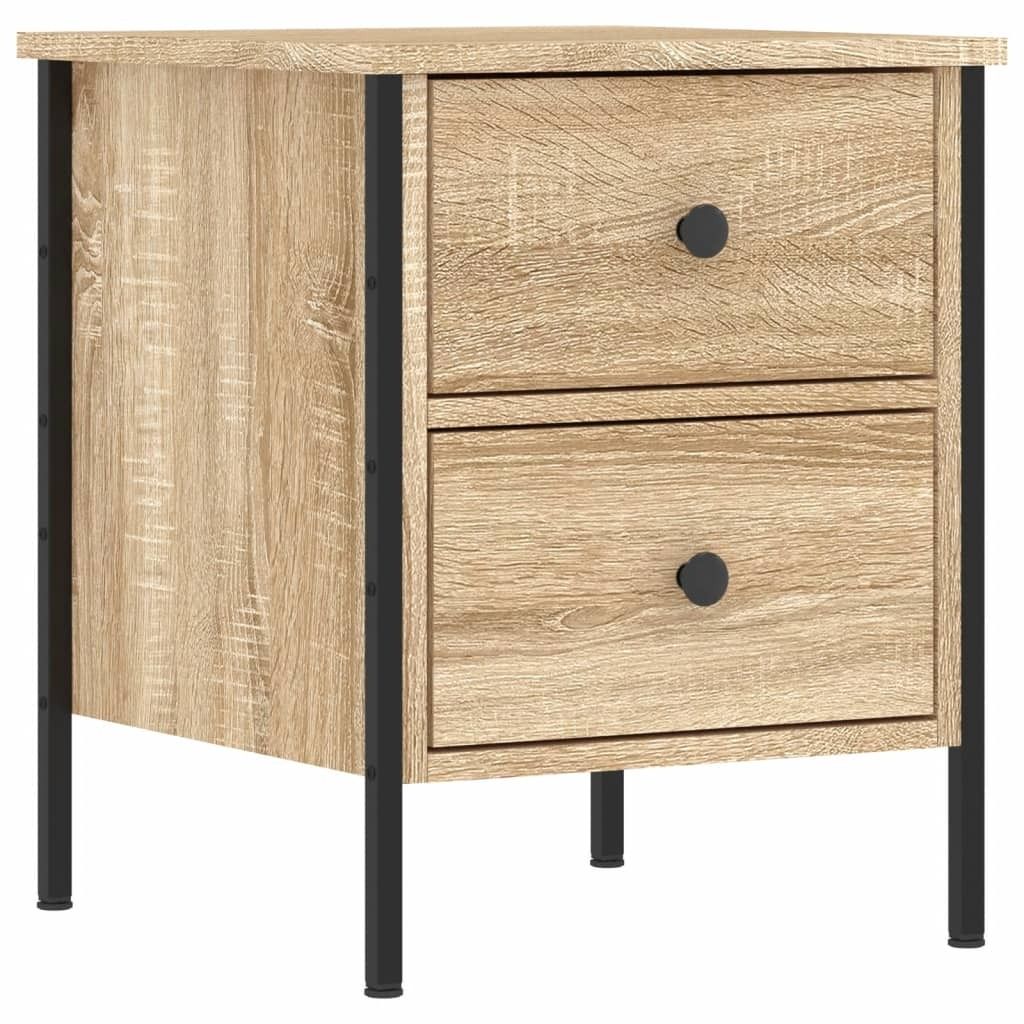 vidaXL Stolik nocny dąb sonoma 40x42x50 cm materiał Zdjęcie produktu 