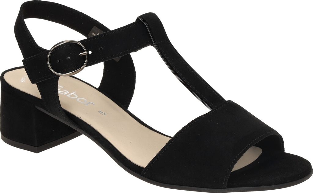 Gabor 61.773 Damen Sandalette - Riemchen Sandalen schwarz Elegant NEU