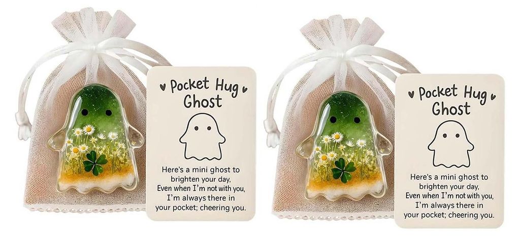 Geisterkarte für die Hosentasche, Geisterkarte mit aufmunternden Worten, emotionale Unterstützung, Geister-Andenken, inspirierendes Geschenk für...