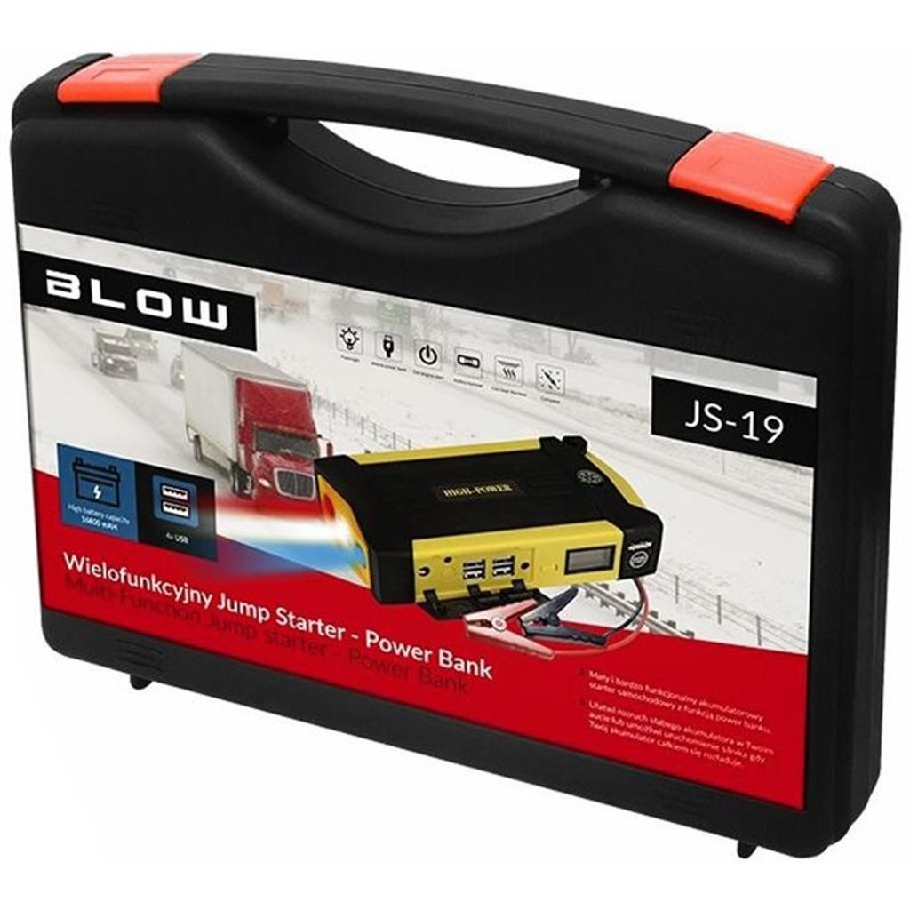 Power Bank - JUMP STARTER 16800 mAh JS-19 Zdjęcie produktu 
