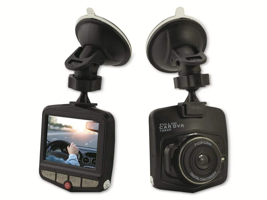 Caméra voiture 1080P pour preuve assurance avec écran LCD 2,4 pouces