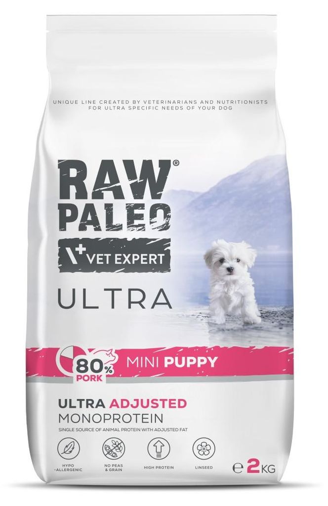 RAW PALEO Ultra Mini Puppy Pork - trockenfutter für Hunde - Produktbild 