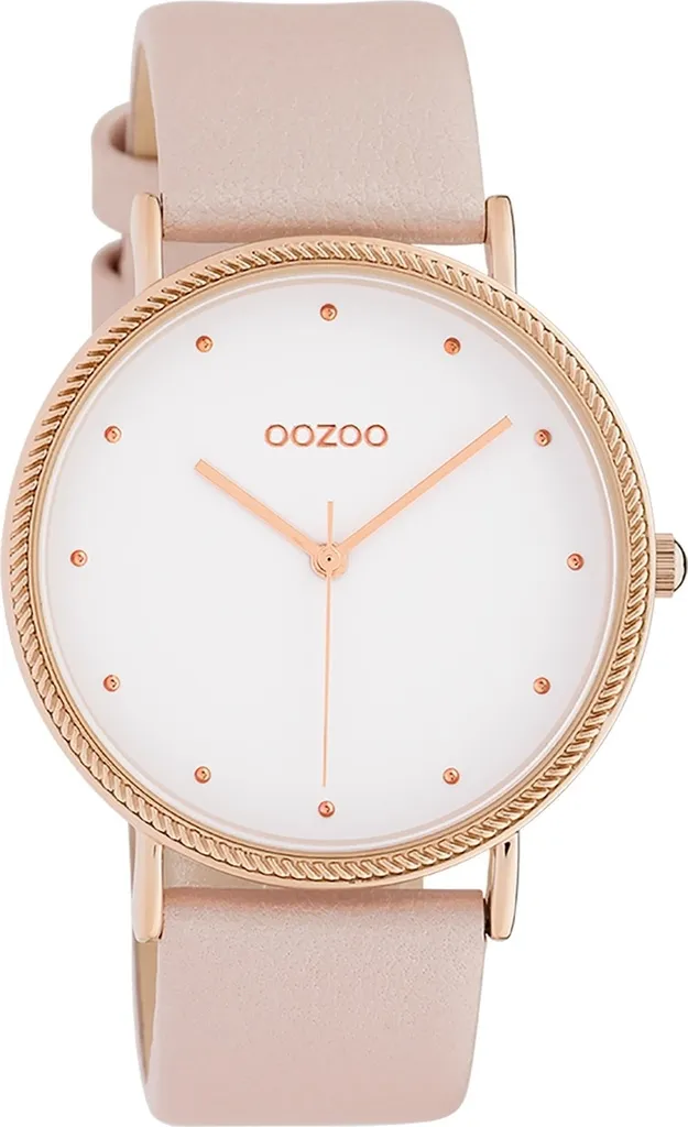 Oozoo Orologio Donna Rosa UOC10417 - Pelle Vera e Quarzo Miyota