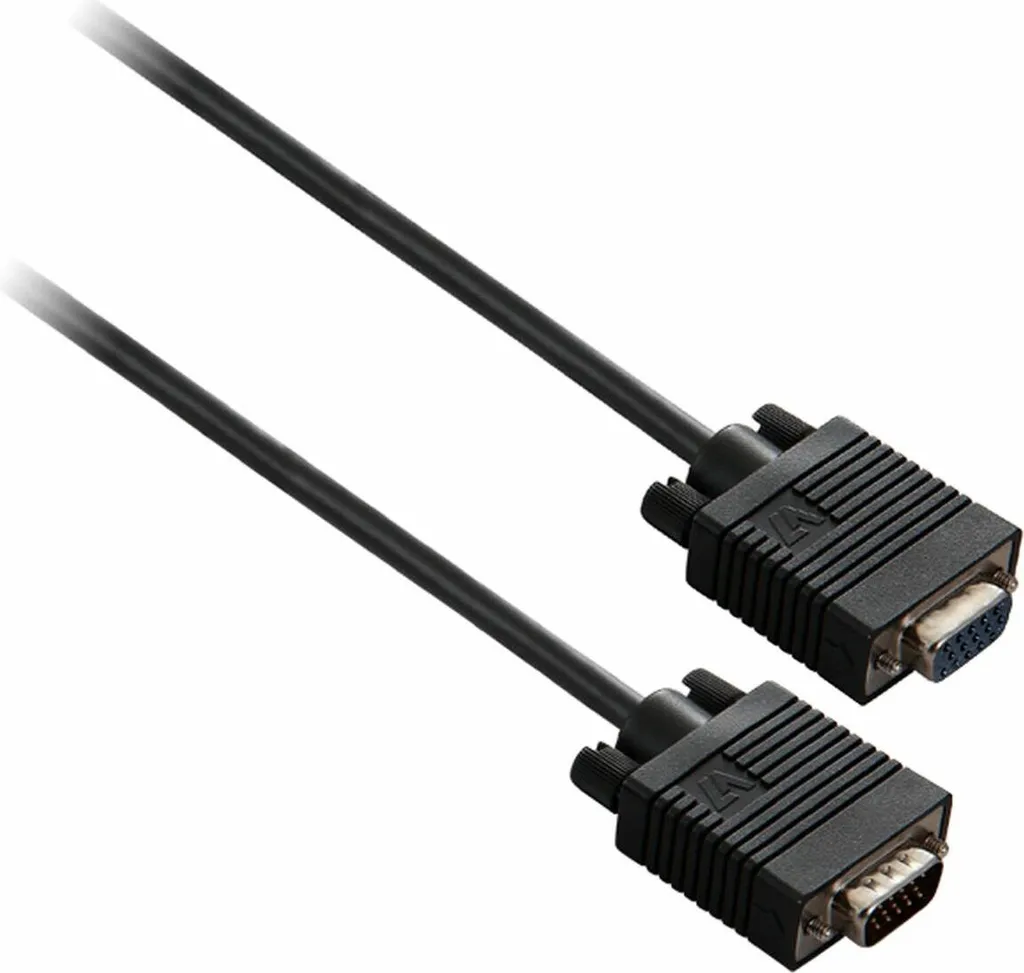 Câble VGA 3m Blindé Noir - Extension Vidéo Haute Résolution pour Bureau
