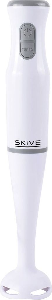 Stabmixer Mixstab Pürierstab Handmixer Zerkleinerer Edelstahlmesser, Farbe:weiß