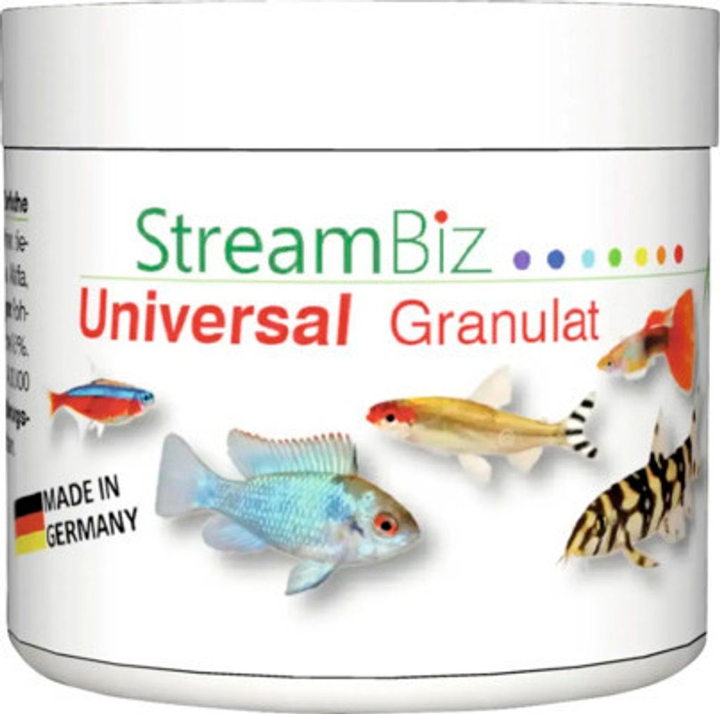 Aquariumfischfutter StreamBiz Universal Granulat 80 g Produktbild 