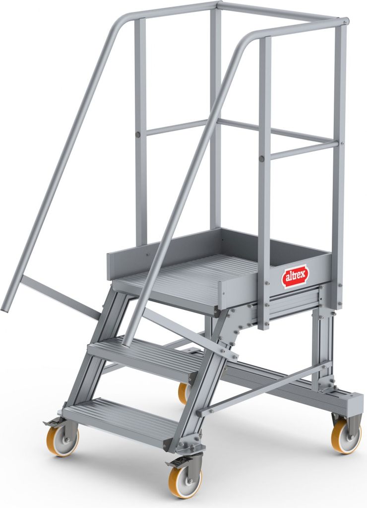 Altrex Podesttreppe fahrbar 60° 3 Stufen