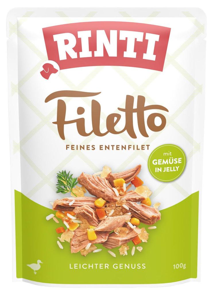 RINTI Filetto Filetto d'anatra con verdure - cibo umido per Immagine del prodotto 
