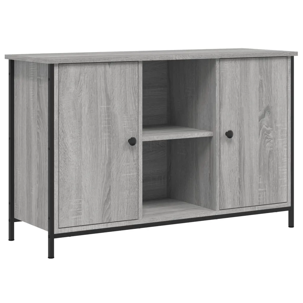 SYFAX Mobile TV Grigio Sonoma 100x35x65 cm Legno Multistrato Robusto