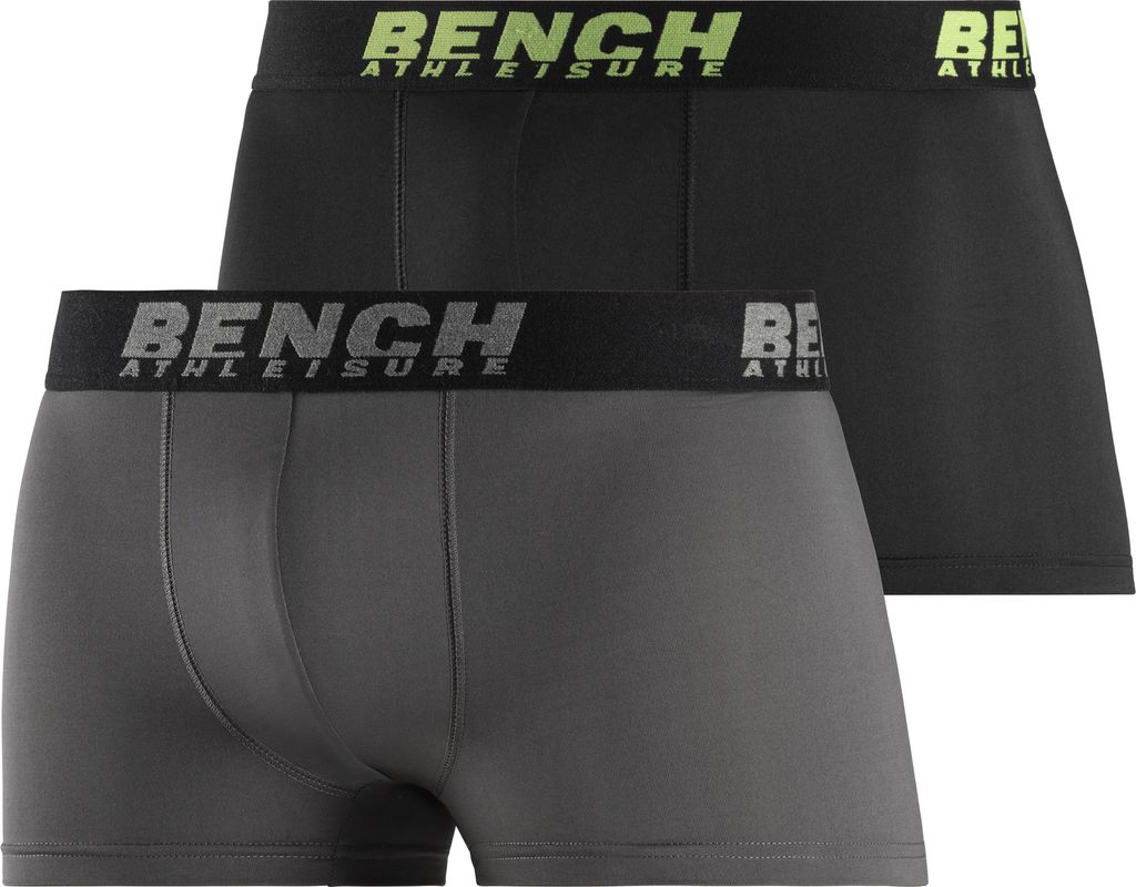 Bench Funktionsboxer 2 -teilig grau, schwarz Größe XL