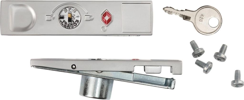 Parat Schloss-Set "Classic TSA Lock" für Werkzeugkoffer in grau, Silber, Zubehör