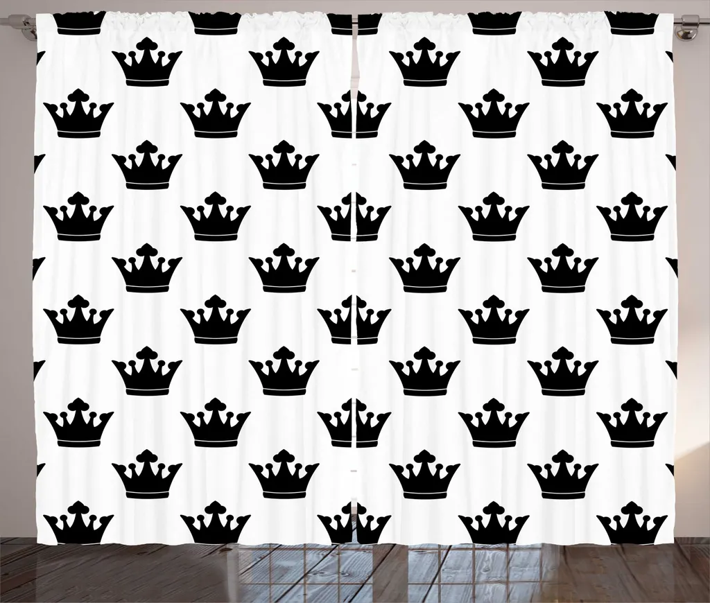 Rideaux Universels pour Salon avec Boucles et Crochets 280x225 cm