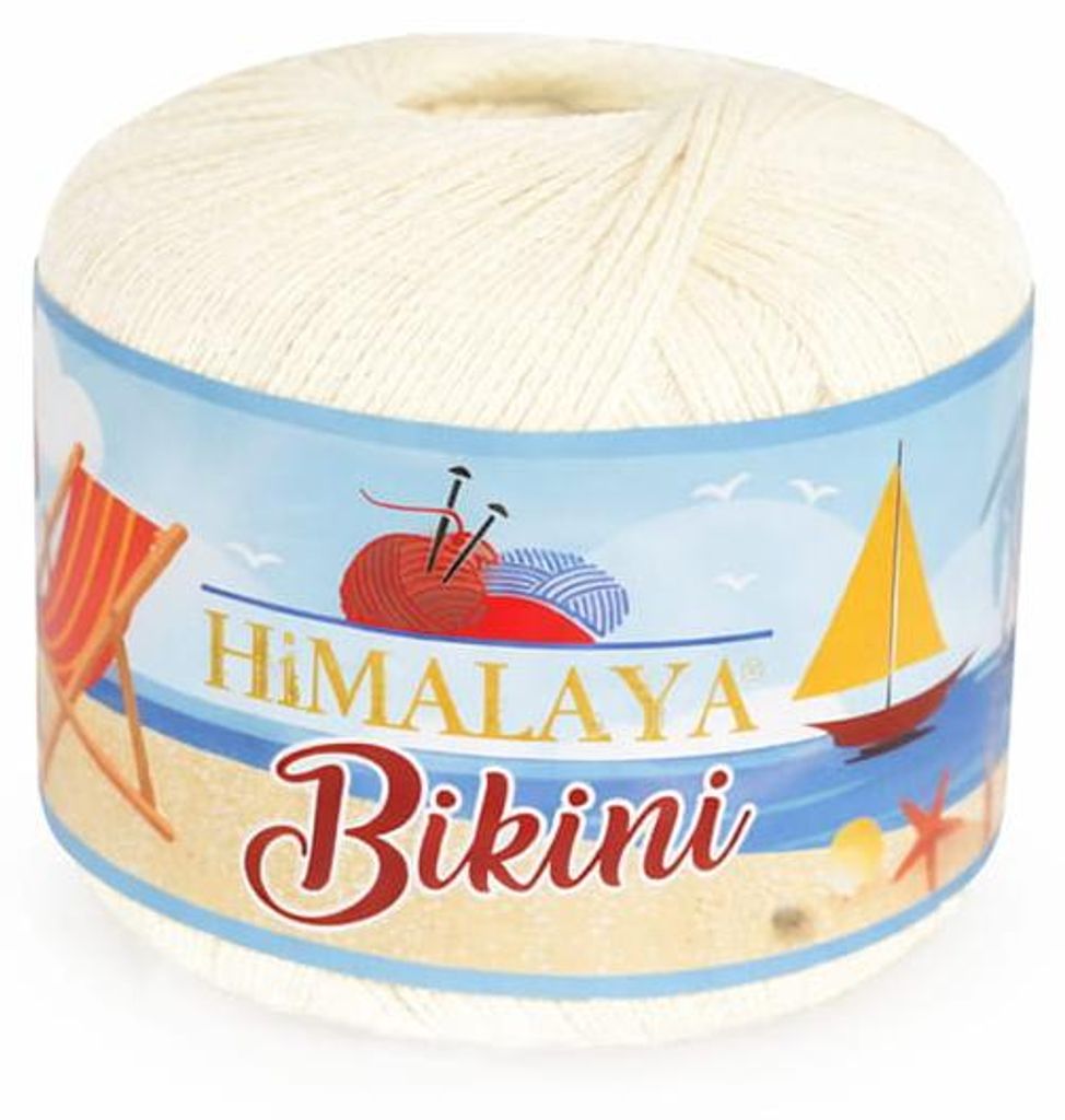 Himalaya Bikini Polyamidgarn Creme 50g/165m, wasserfest & schnelltrocknend