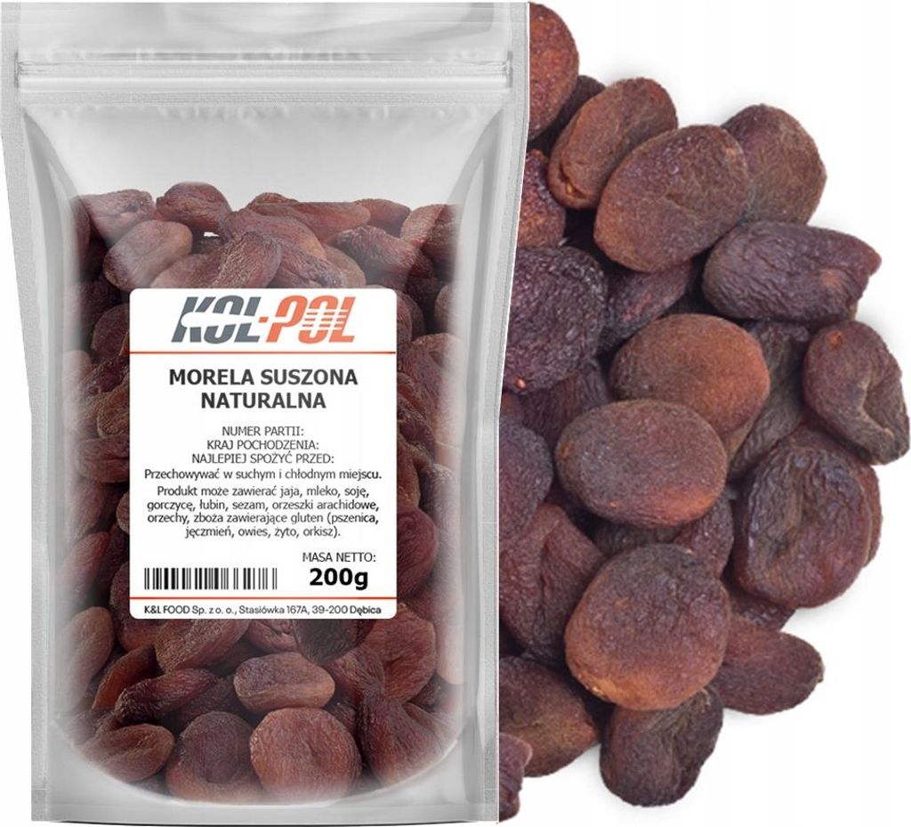 MORELE SUSZONE 200g Naturalne Niesiarkowane bez Zdjęcie produktu 