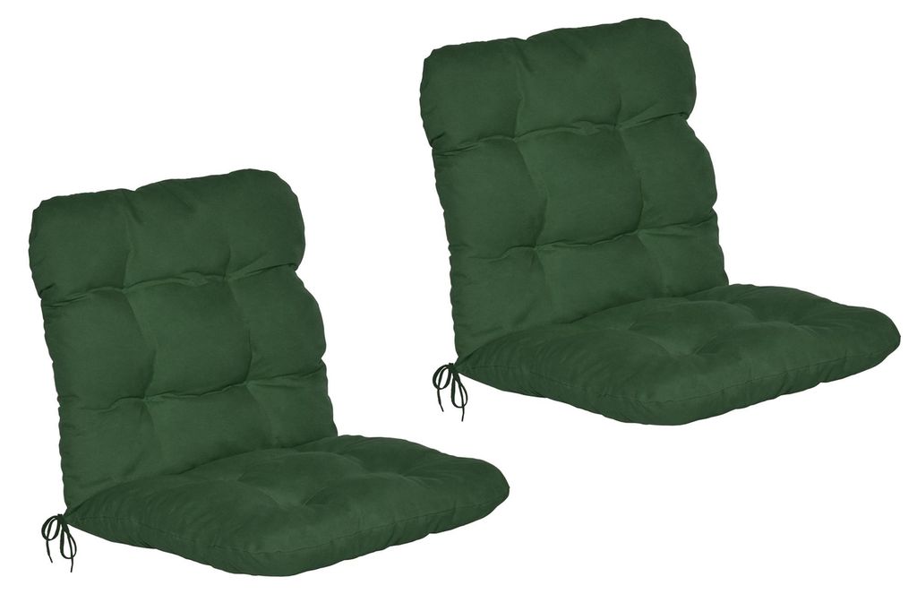 Beautissu Lot de 2 coussins pour fauteuils à dossier bas Image du produit 