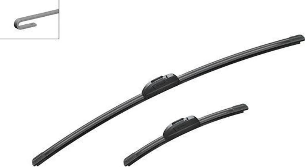 Balai d'essuie-glace plat Bosch OE 288903VF0A pour Mitsubishi Colt