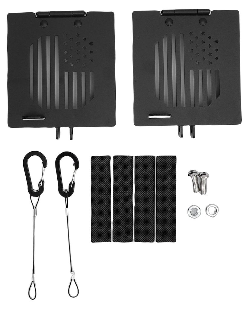 2 Stück RV-Stoßstangen-Endkappe, sichere Aufbewahrung von Abwasserschläuchen, Aluminiumlegierung, Standard-4-Zoll-Quadratabdeckungen