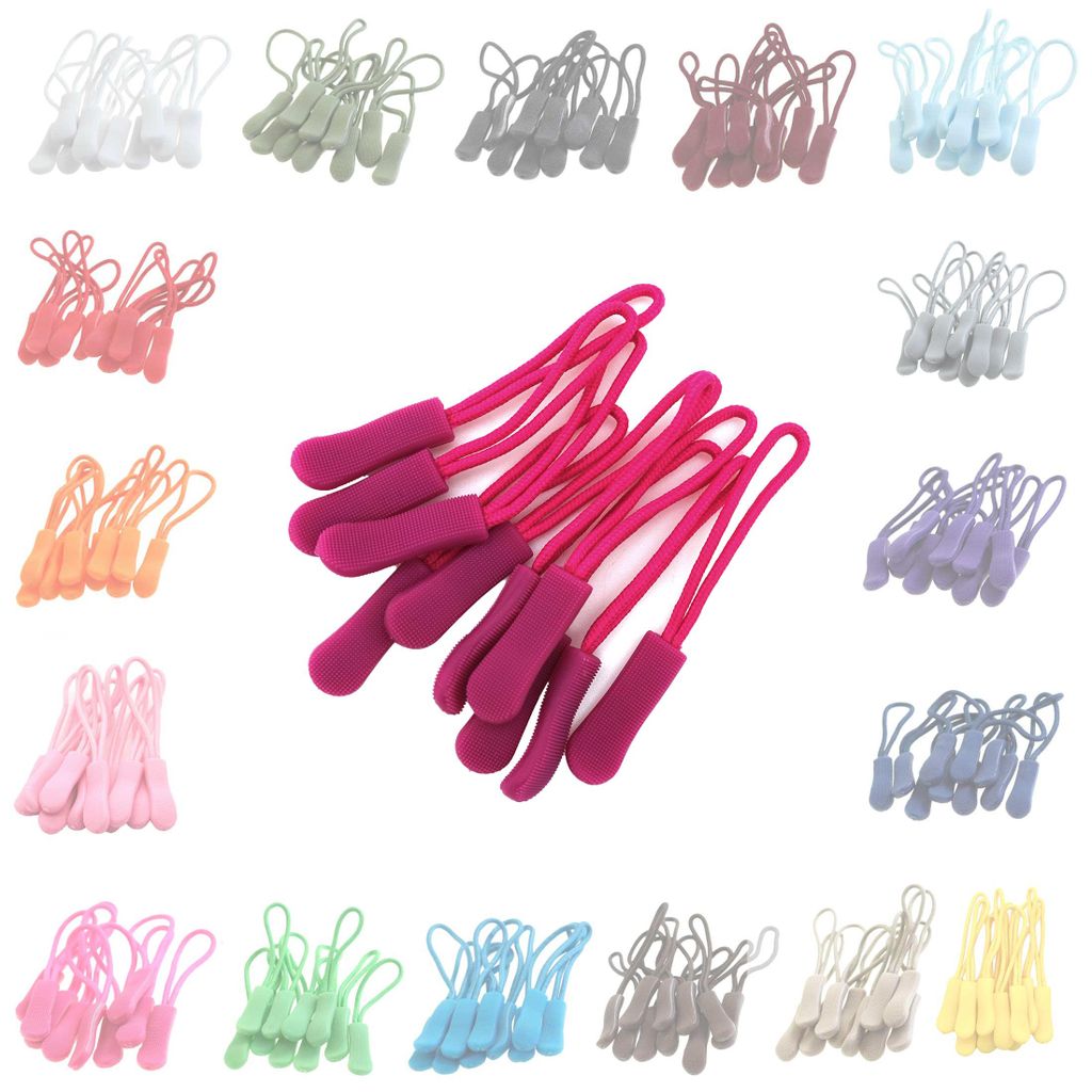Schlaufen für Reißverschlüsse magenta