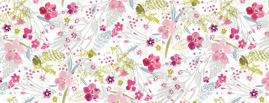 PVC Tischdecke Bloom Blumen bunt Wachstuch - Breite & Länge Produktbild 2