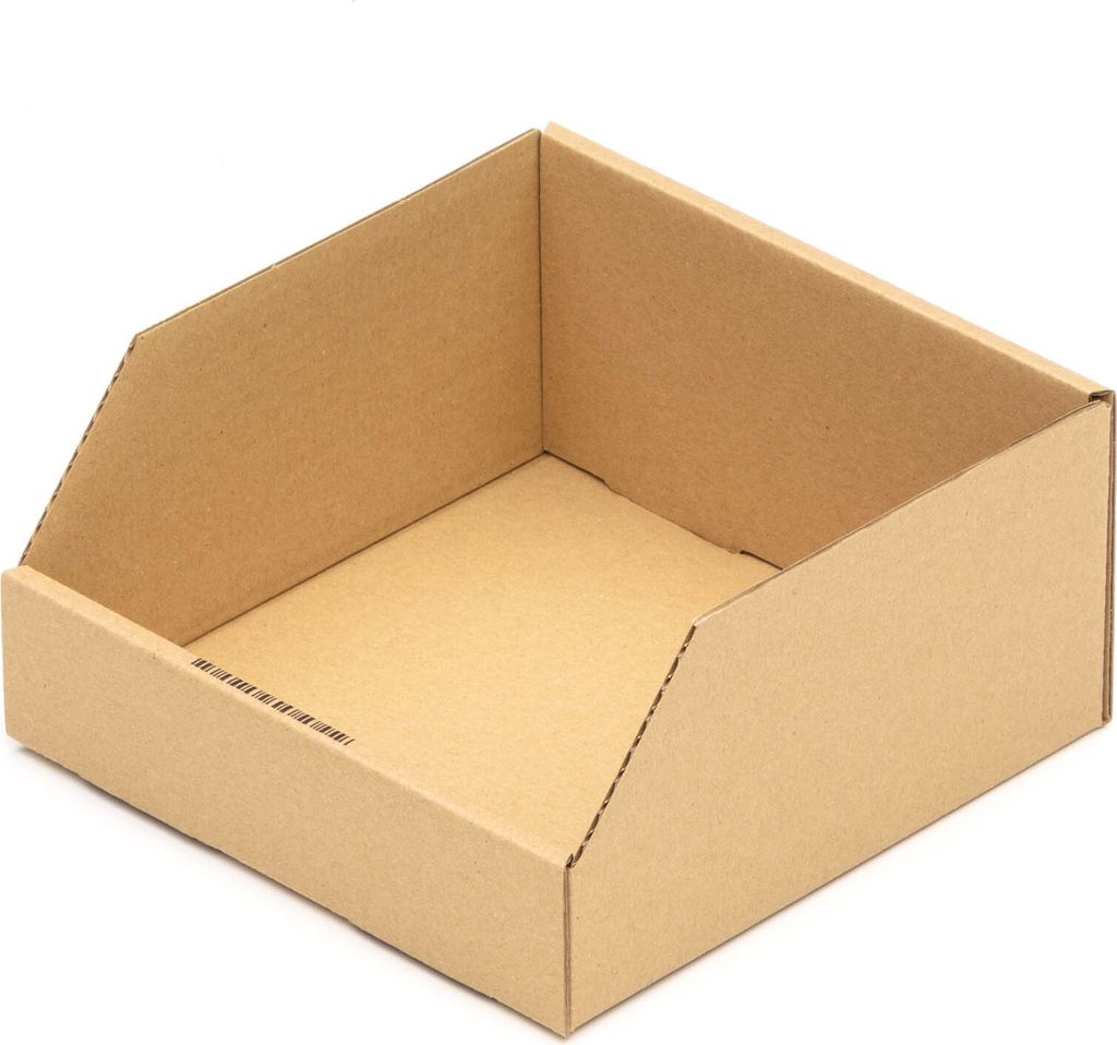 100 Regalkartons 200 x 200 x 100 mm Sortierboxen Lagerboxen Aufbewahrung Wellpappe
