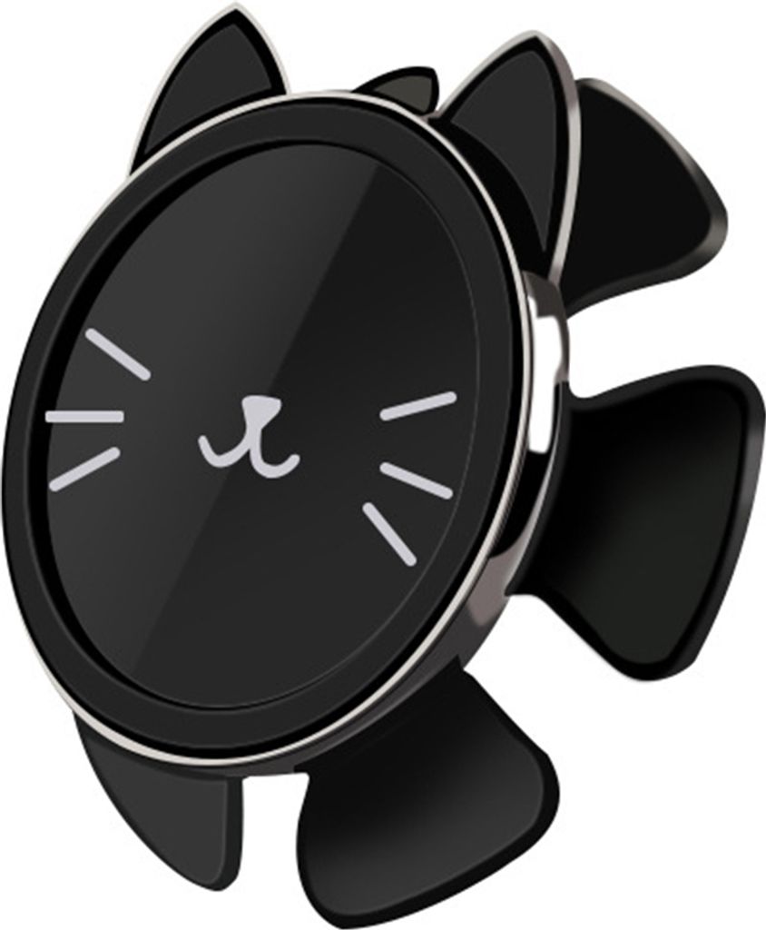 Lenkrad Car Bracket Creative Lucky-cat Navigation Multifunktions-Saug-Cup-Handyhalter Schwarz