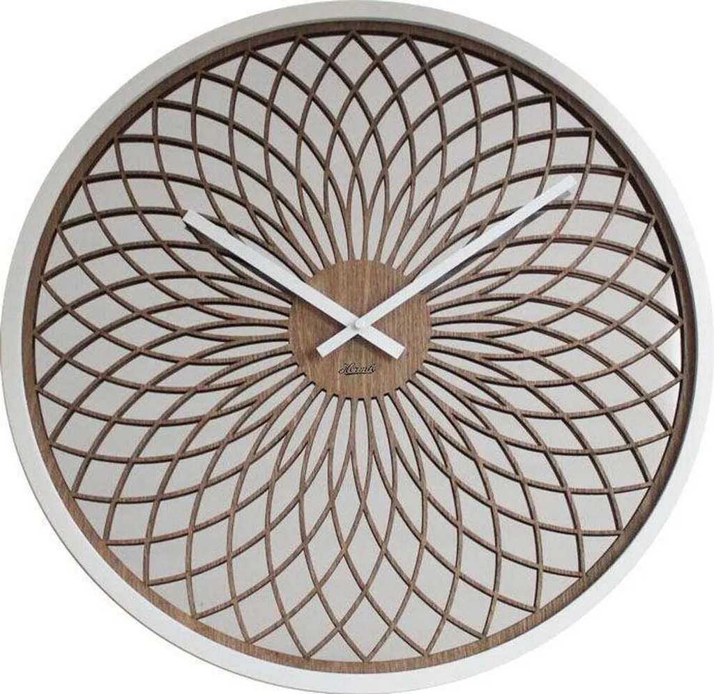 Hermle 30100-002100 Montre squelette en métal chromé de haute précision