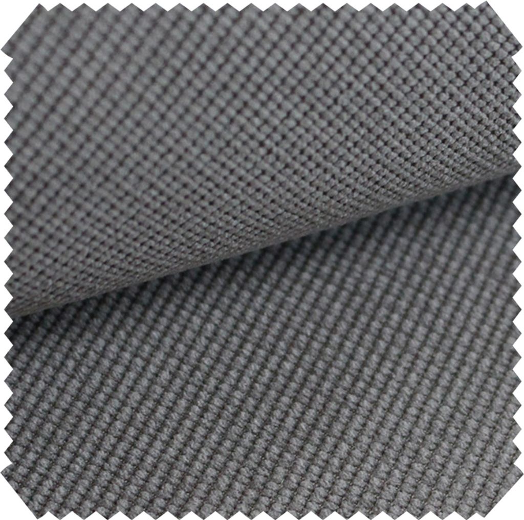 novely SAVERO - Velours Polsterstoff - 3D Wabenmuster - Wasserabweisender Möbelstoff - Robuste Meterware 1 lfm - Farbe: 91 Silbergrau