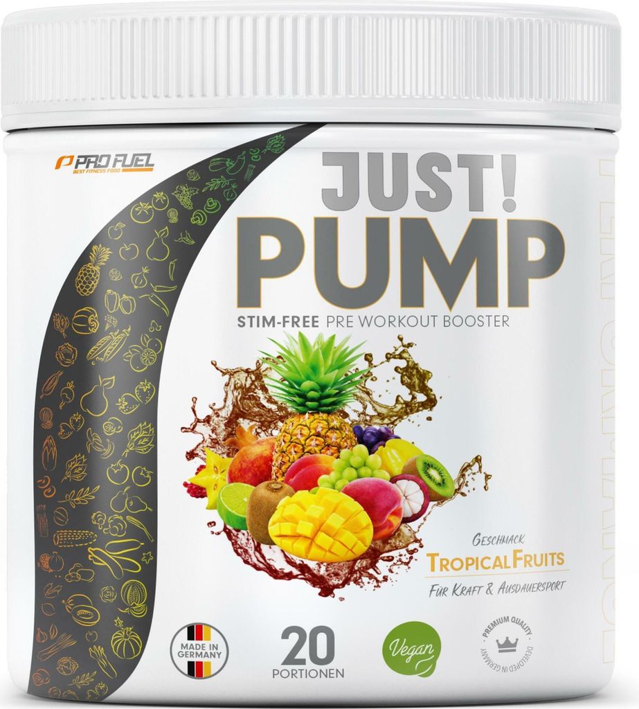 ProFuel Tunnelblick Pump! (440g) Tropical Fruits - Pre-Workout - NO-Booster