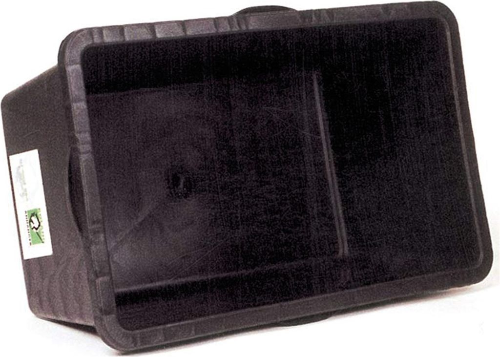 Kunststoffwanne Roland 90 ltr schwarz für Anhänger Big Boy Produktbild 